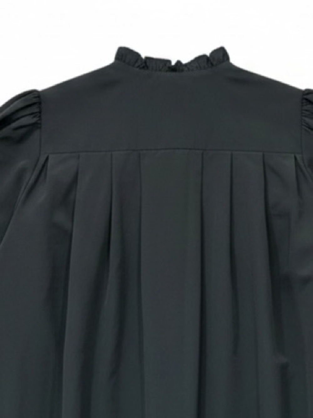 Twelve by Twelve Los Angeles Avant-Garde Mini Bubble Hem Coat Black Size Medium - Picture 8 of 10